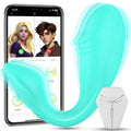 App-Controlled Wearable G-Spot Vibrator with Long-Distance Play & Remote (Mint)