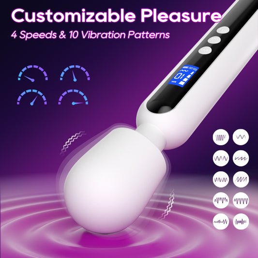 Magic wand vibrator purple