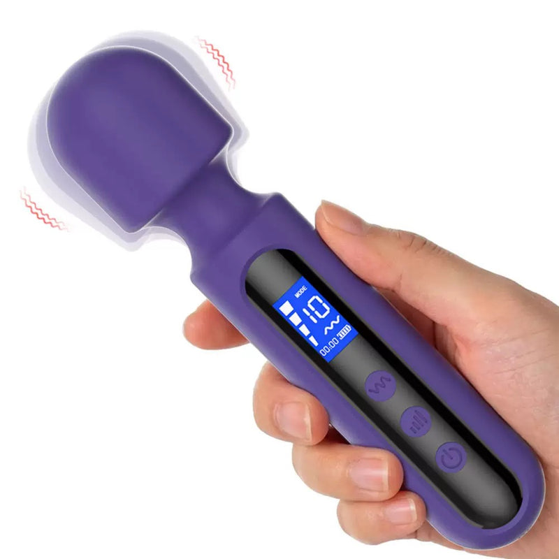 Rechargeable magic wand vibrator