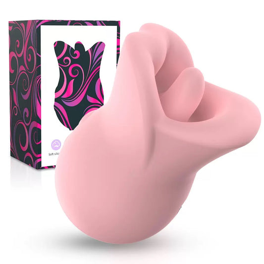 Rose Clitoral Biting Vibrator – 10 Nibbling & Vibration Modes (Pink)