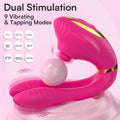 App-Controlled Clitoral Sucking & G-Spot Vibrator – Dual Stimulation, 9+9 Modes (Pink)