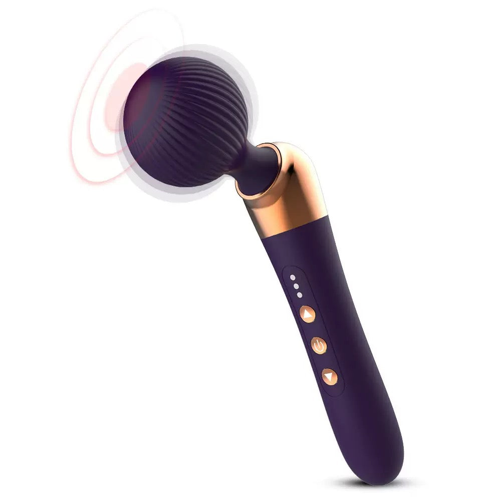 LCD magic wand vibrator